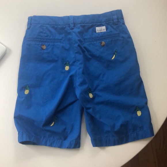 Vineyard Vines boys size 14 blue shorts with pineapples - Picture 2 of 3